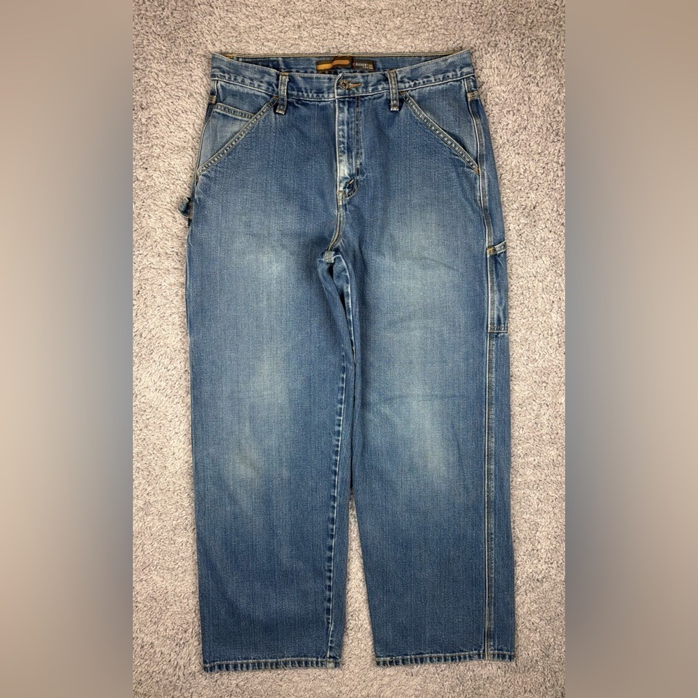Levi's Silvertab Jeans Mens 33 x 32 Carpenter Baggy Cotton Light Utility Work